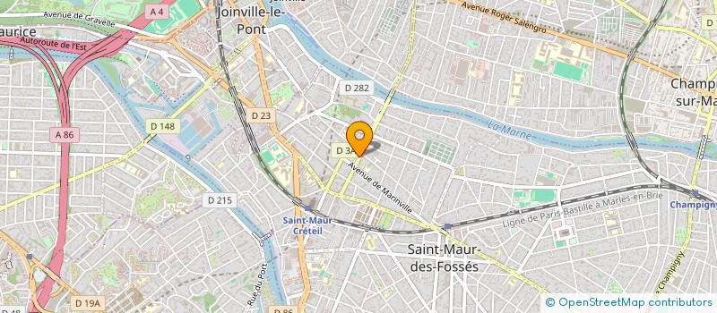 localisation de l'entreprise BABIMMO à SAINT-MAUR-DES-FOSSES