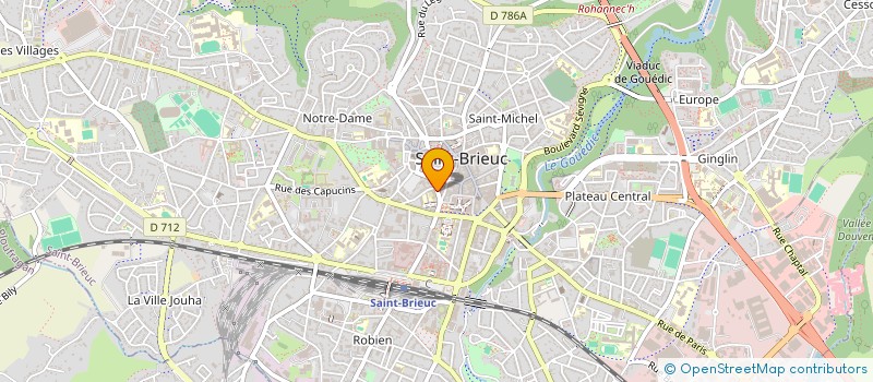localisation de l'entreprise BABIN BREL AUFFRAY INDIVISION à SAINT-BRIEUC