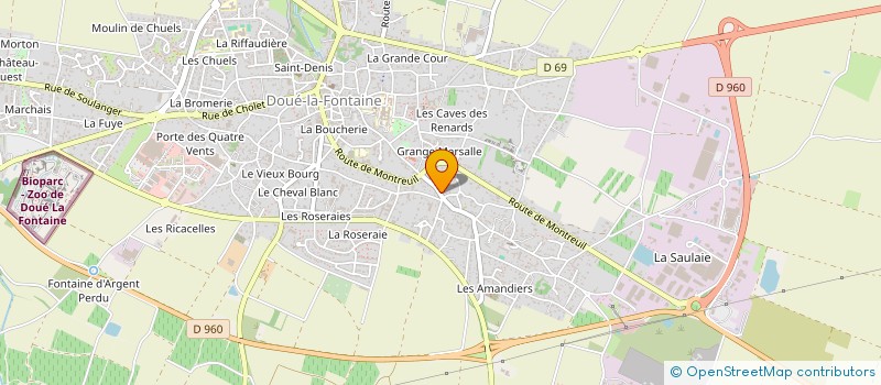 localisation de l'entreprise BABIN PHILIPPE  DOUE-EN-ANJOU