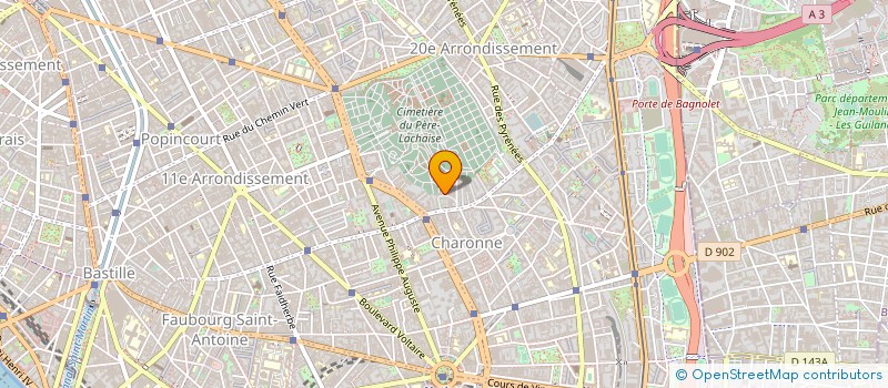 localisation de l'entreprise BABIN - RENAUD SARL  PARIS