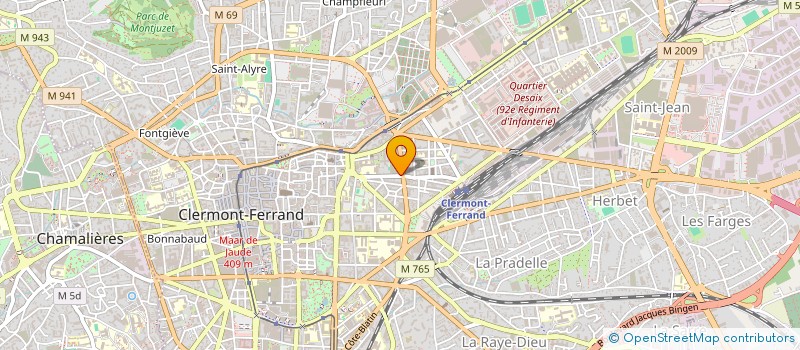 localisation de l'entreprise BABINO.TEL  CLERMONT-FERRAND