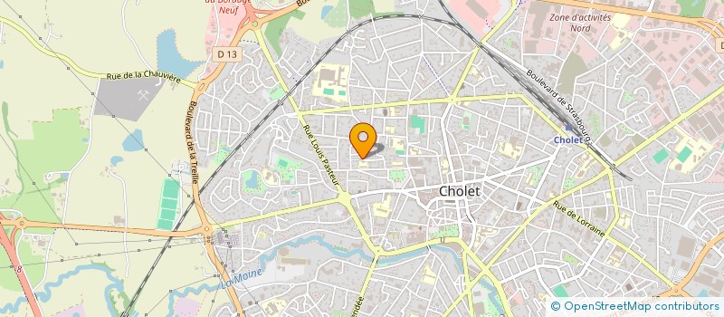 localisation de l'entreprise BABIOLE à CHOLET