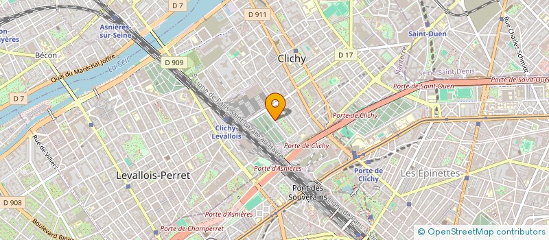 localisation de l'entreprise BABITCHOUA EN AVANT à CLICHY