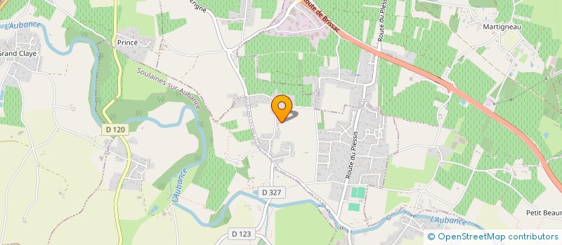 localisation de l'entreprise BABK  SAINT-MELAINE-SUR-AUBANCE