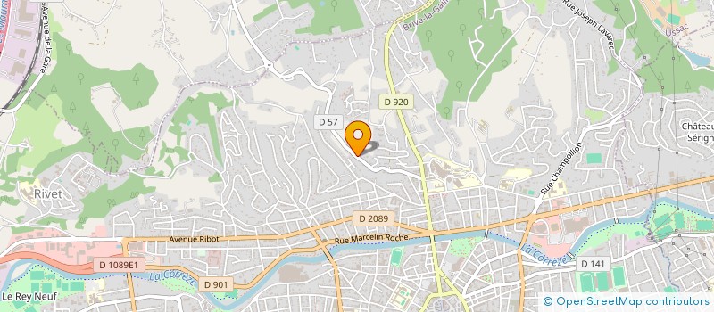 localisation de l'entreprise BABO  BRIVE-LA-GAILLARDE