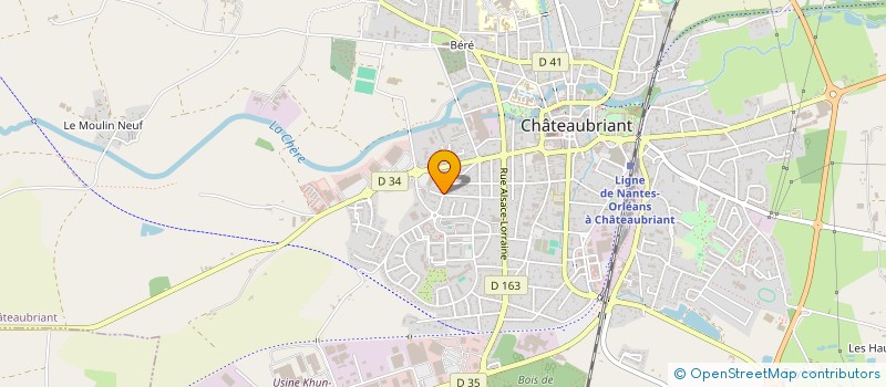 localisation de l'entreprise BABO à CHATEAUBRIANT