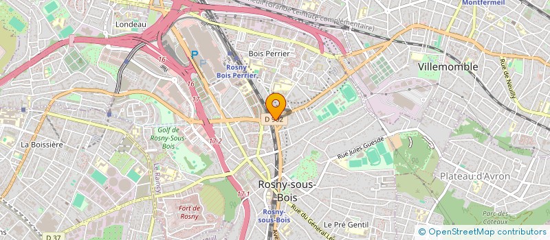 localisation de l'entreprise BABOBE à ROSNY-SOUS-BOIS