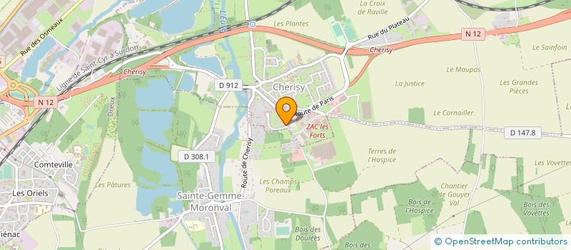 localisation de l'entreprise BABOIN PLOMBERIE CHAUFFAGE à CHERISY