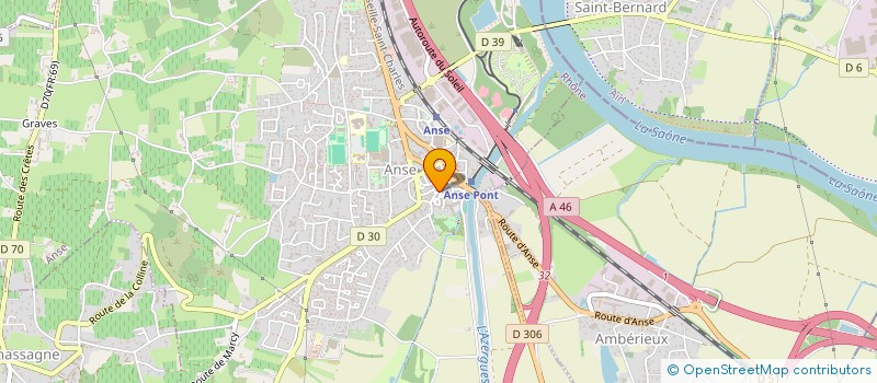 localisation de l'entreprise BABOLAT ELECTRICITE à LACHASSAGNE