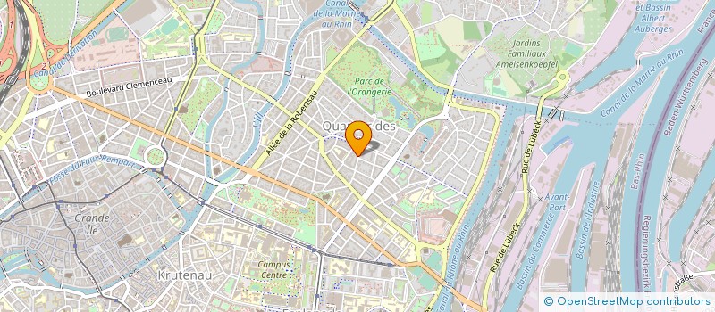 localisation de l'entreprise BABOOS à STRASBOURG