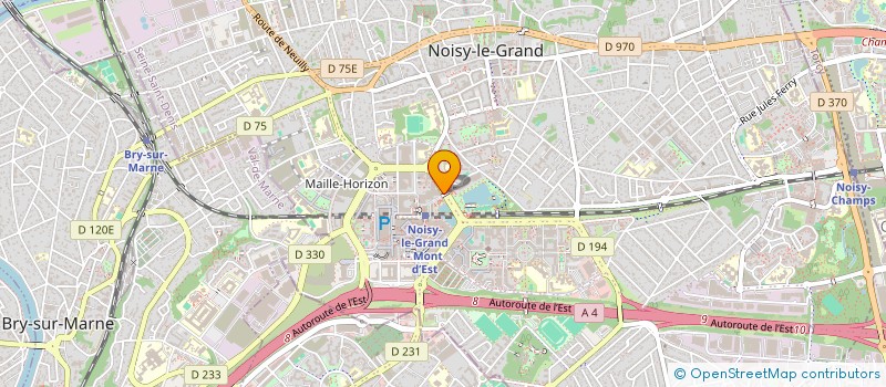 localisation de l'entreprise BABOOTEA 3 à NOISY-LE-GRAND