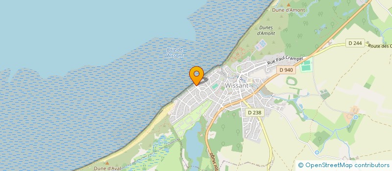 localisation de l'entreprise BABORD TRIBORD  WISSANT