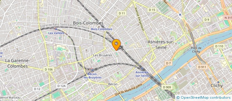 localisation de l'entreprise BABOU à ASNIERES-SUR-SEINE