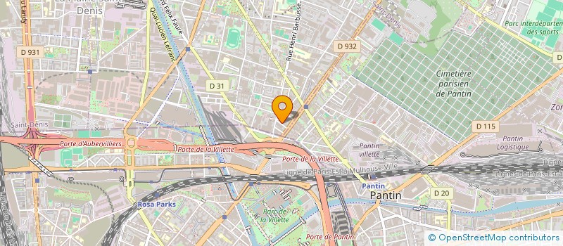 localisation de l'entreprise BABOU CASH & CARRY à AUBERVILLIERS