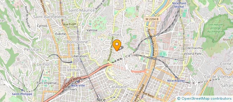 localisation de l'entreprise BABOU HOLDING  NICE