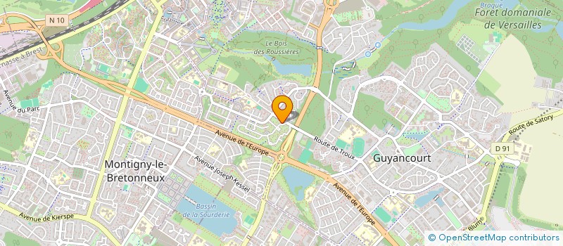 localisation de l'entreprise BABOUCHKA ET CIE  GUYANCOURT