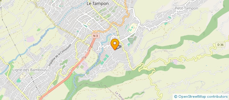 localisation de l'entreprise BABOUDADOU  LE TAMPON