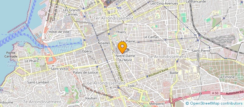 localisation de l'entreprise BABOUK à MARSEILLE 6EME