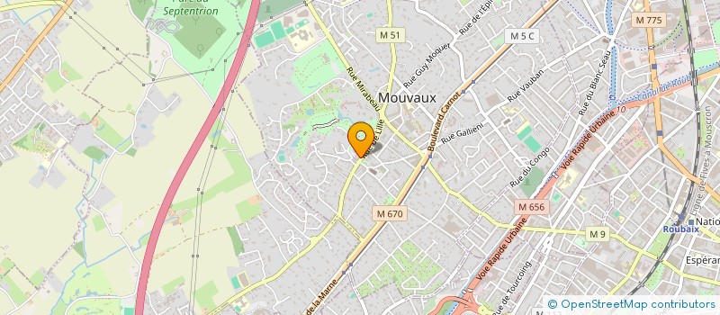 localisation de l'entreprise BABOUNE à MOUVAUX