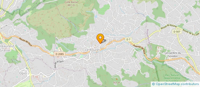 localisation de l'entreprise BABOUNE IMMOBILIER  LE ROURET