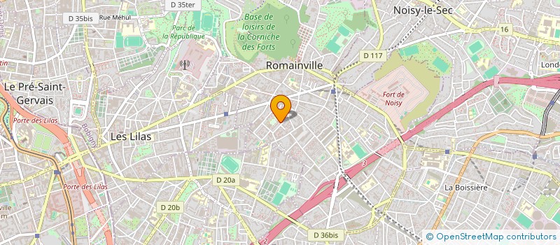 localisation de l'entreprise BABOUR TRANSPORTS  ROMAINVILLE