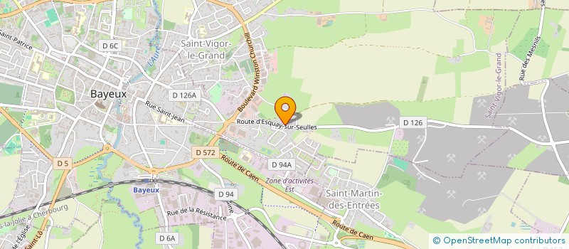 localisation de l'entreprise BABRIDIS  SAINT-VIGOR-LE-GRAND