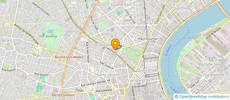 localisation de l'entreprise BABS  BORDEAUX