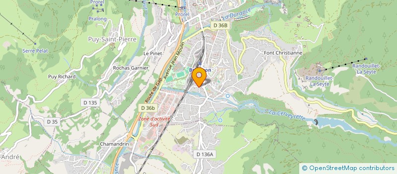 localisation de l'entreprise BABUT TAXI à BRIANCON