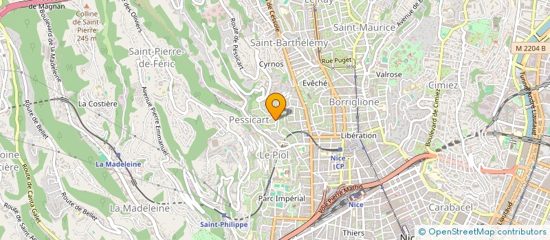 localisation de l'entreprise BABV NICE à NICE