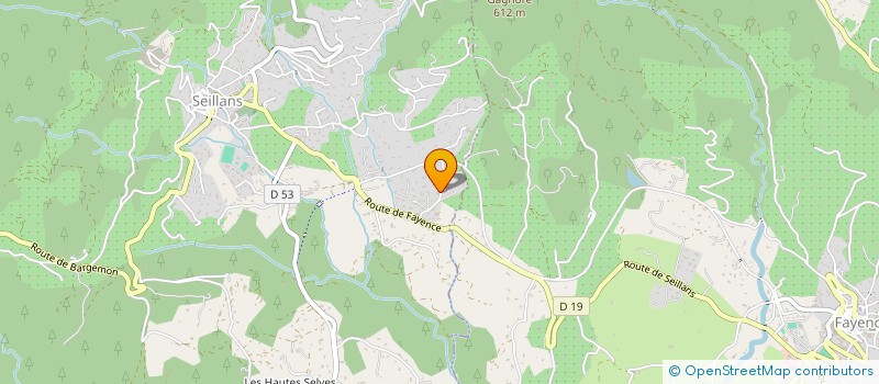 localisation de l'entreprise BABY  SEILLANS