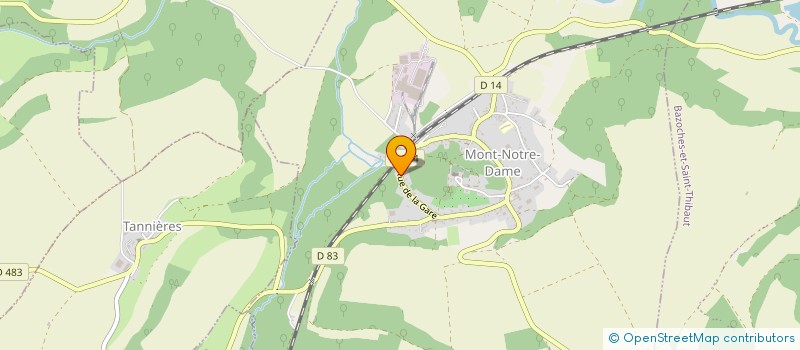 localisation de l'entreprise BABY BUZ 3  MONT-NOTRE-DAME