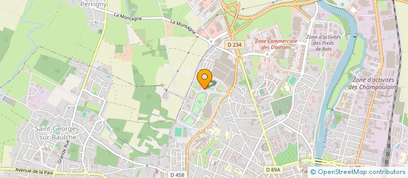 localisation de l'entreprise BABY CLUB LES LUTINS à AUXERRE