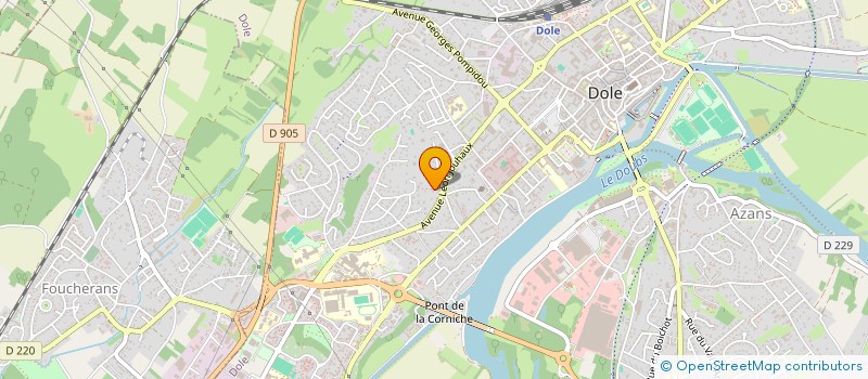 localisation de l'entreprise BABY DOL' à DOLE