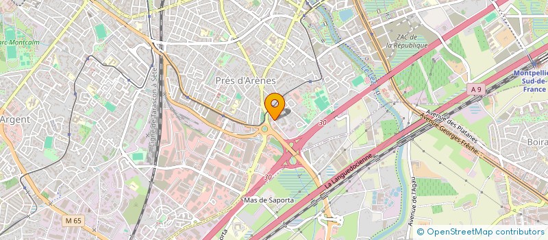 localisation de l'entreprise BABY EVEIL PRES D'ARENES à MONTPELLIER