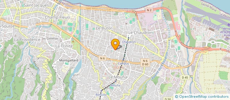 localisation de l'entreprise BABY KRECHE  SAINT-DENIS