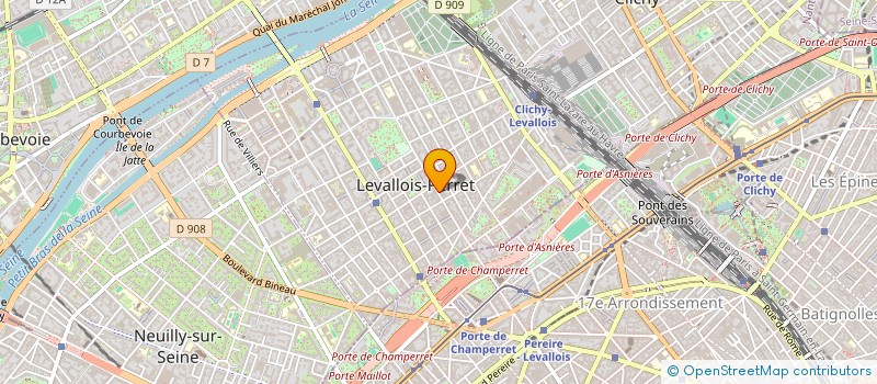 localisation de l'entreprise BABY'LIB à LEVALLOIS PERRET