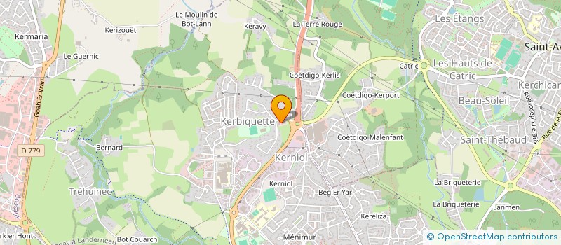 localisation de l'entreprise BABY'ND KIDS CLUB à VANNES