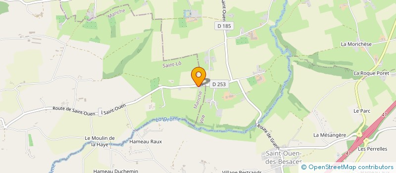 localisation de l'entreprise BABY NEST  SAINT-AMAND-VILLAGES