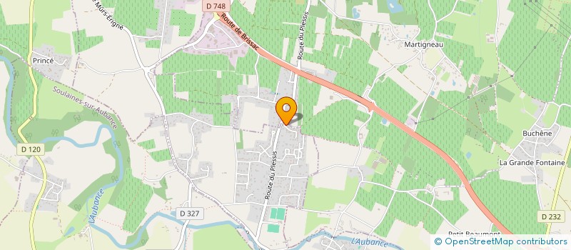 localisation de l'entreprise BABY ROCK  SAINT-MELAINE-SUR-AUBANCE