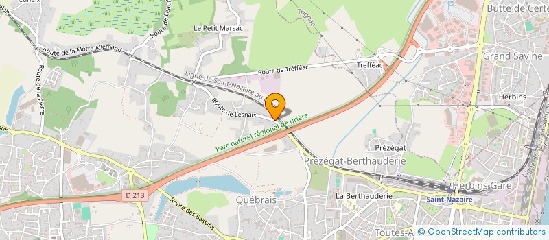 localisation de l'entreprise BABY'S AFARI à SAINT-NAZAIRE