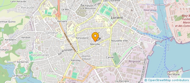 localisation de l'entreprise BABY SITTING SERVICES à LORIENT