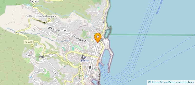 localisation de l'entreprise BABY SITTING SERVICES à BASTIA