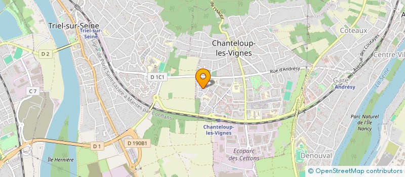 localisation de l'entreprise BABY SMILE  CHANTELOUP-LES-VIGNES