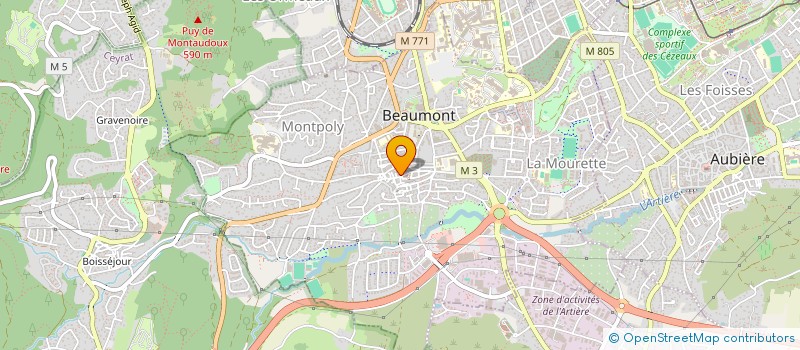 localisation de l'entreprise BABY SPOKEN  BEAUMONT