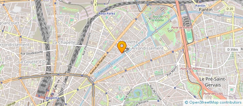 localisation de l'entreprise BABY TAYLOR SARL à PARIS