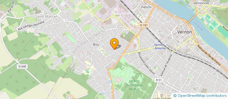 localisation de l'entreprise BABY VILLAGE DES PORTES DE L'EURE à VERNON