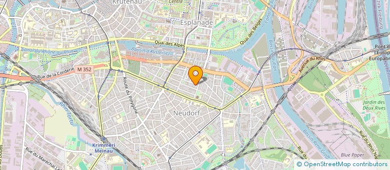 localisation de l'entreprise BABY ZEN (MAISON D'ASSISTANTES MATERNELLES) à STRASBOURG