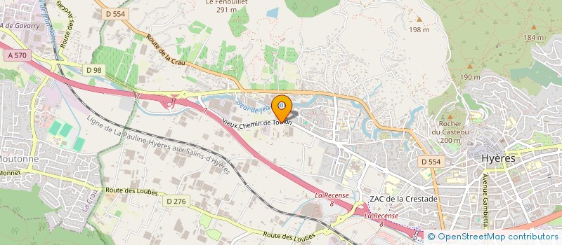 localisation de l'entreprise BABYCAMP SYMPHONIE  HYERES