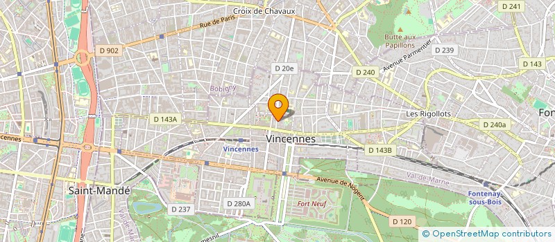 localisation de l'entreprise BABYCHOU SERVICES VINCENNES à VINCENNES