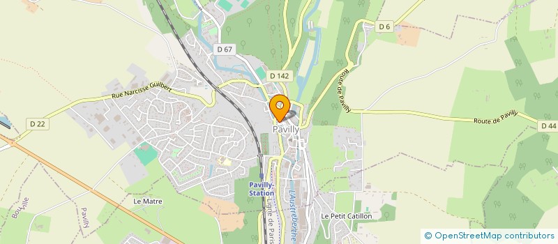 localisation de l'entreprise BABYHOME à PAVILLY